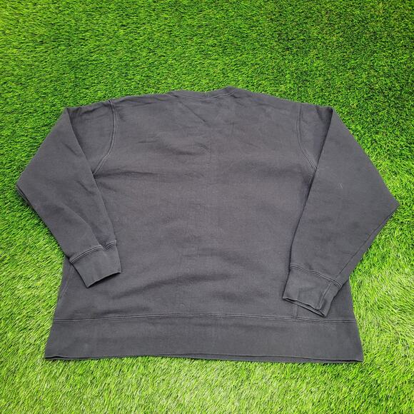 NIKE Sweatshirt 2XL 27x27 Small-Swoosh Logo Baggy Boxy Crop - Picture 3 of 15